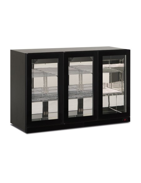 Frigorifero Pensile Bibite Nero 3 Ante Battenti - COLDWALL 300 BLK