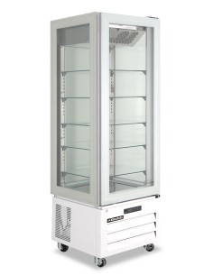 Vetrina Pasticceria 4 Lati No Frost Bianca 5 Ripiani in Vetro - VICTORIA65 NFP WHITE