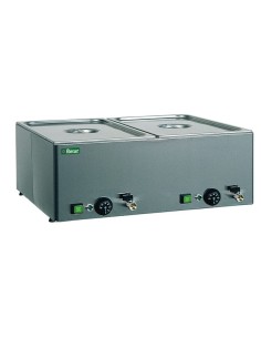 Bagnomaria Temperature Differenziate 2 GN 1/1 Rubinetto - BMV21