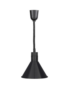 Lampada Riscaldante per Alimenti Nera Diametro 270mm - HLECB