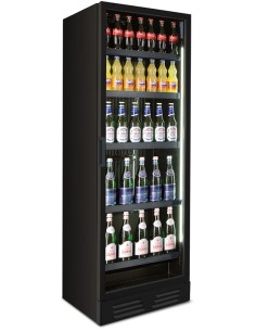 Frigo Vetrina per Bibite Nero 5 Ripiani Capacità 308Lt - CLS372VBlack