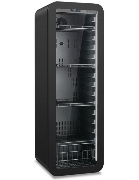 Frigorifero Vetrina Bibite Colore Nero Capacità 268 Lt - KLIMA160 BLK