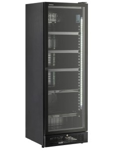 Frigo Vetrina Bibite Statico Colore Nero Capacità 380Lt - EKG380FL BLK