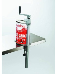 Apriscatole in Acciaio Inox con Staffa per Fissaggio Tavolo - APS100