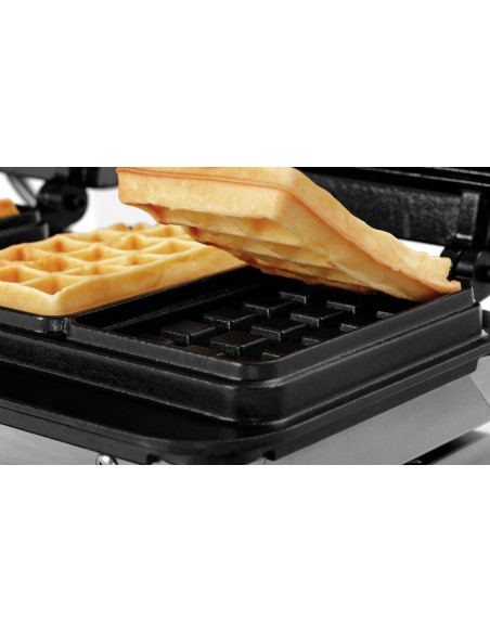 Piastra Waffle Doppia Cialda 16x10 cm Tipo Bruxelles - WM2-WT