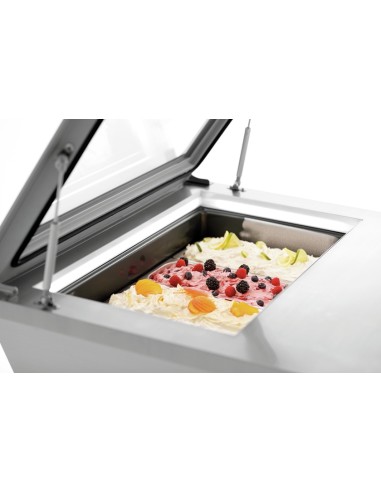 Bancone Gelato da Appoggio per Vaschetta Gelato Mantecato - VG4B