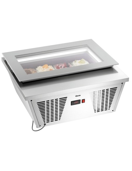 Bancone Gelato da Appoggio per Vaschetta Gelato Mantecato - VG4B