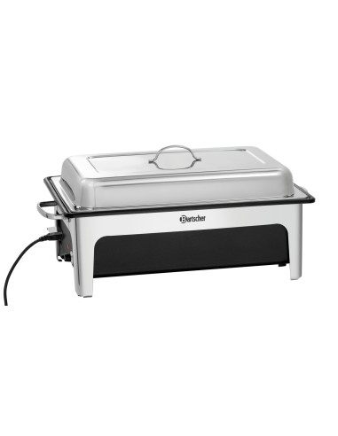 Scaldavivande Elettrico Rettangolare con Coperchio per GN 1 /1 h100