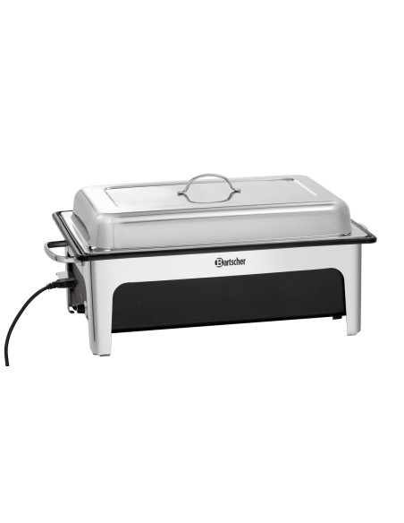 Scaldavivande Elettrico Rettangolare con Coperchio per GN 1 /1 h100