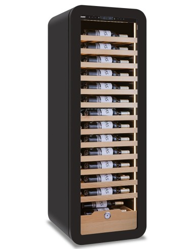 Cantinetta Vino Verticale VINARIUS60BLK Ventilata Nera