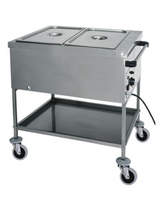 Carrello Termico Bagnomaria Capacità 2 Gastronorm 1/ 1 - CT1758