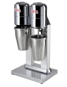 Frullatore per Frappè Doppio da Banco Bicchieri Inox 800 Ml - FL2006/L