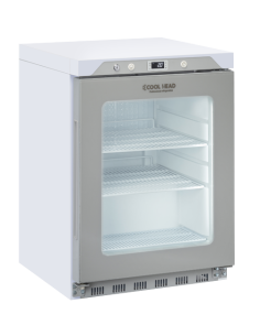 Armadio Frigo Bianco con Porta a Vetro Capacità 200 lt - QRG200