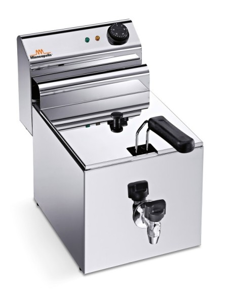 Friggitrice Elettrica da Banco con Rubinetto Capacità 6 Lt - ELDORADO10
