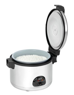 Cuociriso in Acciaio Inox da 12 Lt con Funzione WARM