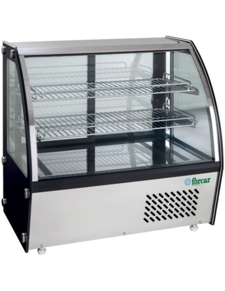 Vetrina Fredda da Banco 2 Griglie Vetro Curvo 120 Lt - G-VPR120