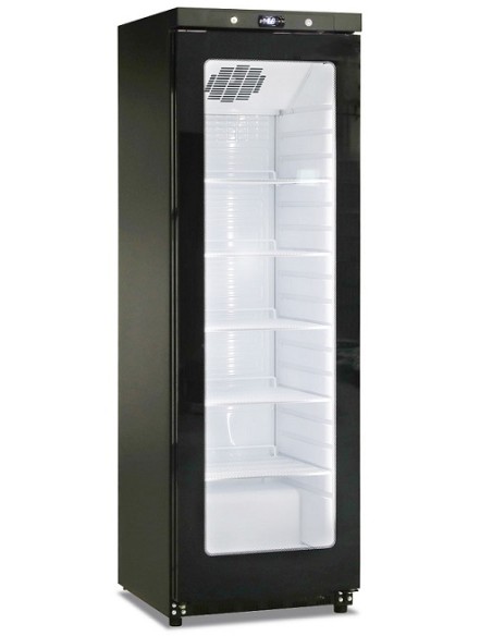 Frigo Vetrina Statico Nero con Agitatore - GN400 G TN BLK
