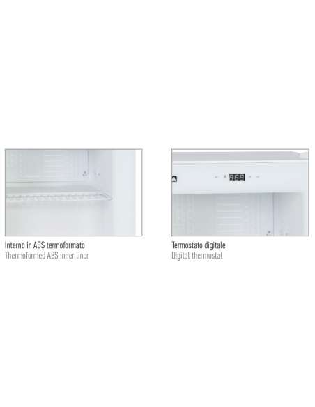 Frigorifero Bibite da Banco Bianco Capacità 46 Lt - CL46FL WHITE