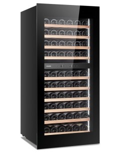 Frigorifero Vino Ventilato Nero con Doppia Temperatura - DW60 2THK