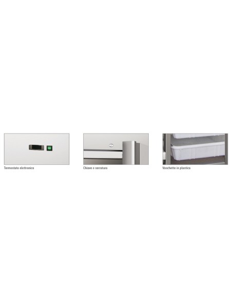 Armadio Congelatore GN per Pescheria Ventilato - AXF600 FISH