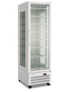 Vetrina Congelatore per Gelateria Bianca 3 Lati Vetro - FR410ST WHT