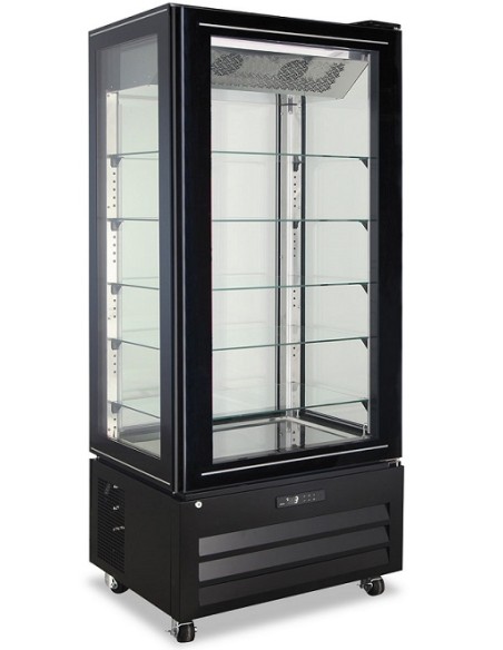 Vetrina Refrigerata per Pasticceria 5 Ripiani - VICTORIA85 NFP BLACK