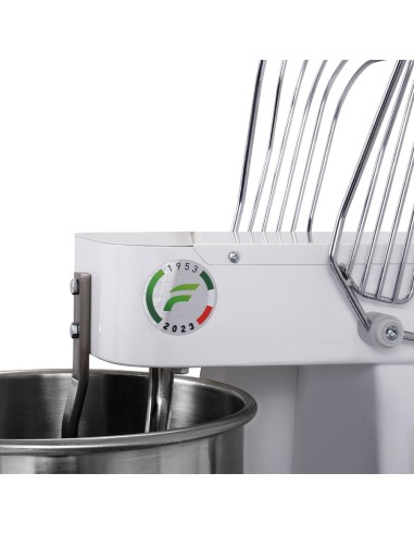 Impastatrice a Spirale Testa e Vasca Fissa 10 Lt - FI10M