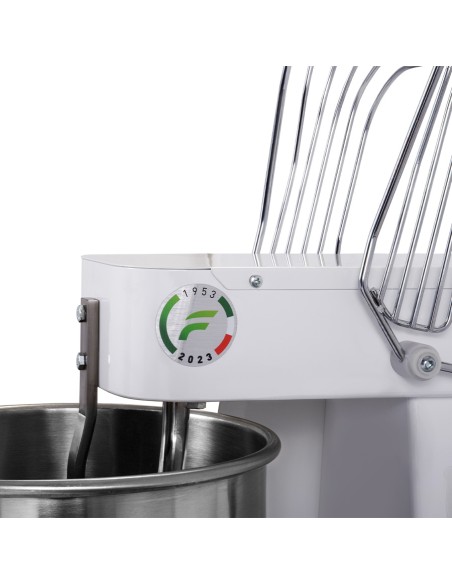 Impastatrice a Spirale Testa e Vasca Fissa 10 Lt - FI10M