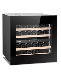 Cantinetta Vino da Incasso Nera Doppia Temperatura 24 Bottiglie - DW24 2THK