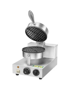 Piastra Waffle Tondo con Diametro di 185 mm - WM1