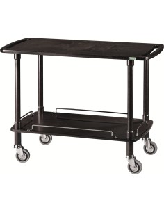 Carrello Servizio Legno 2 Ripiani Colore Carbon - CLP2002CA