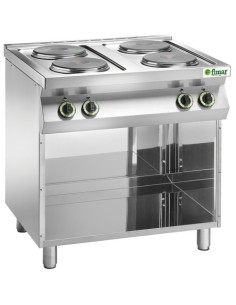 Cucina 4 Piastre Elettriche Diametro 220 mm con Porte - CC74P