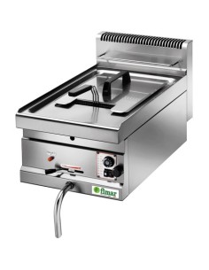 Friggitrice a Gas con Rubinetto - Capacità Olio 10 Lt - Modello SF10M