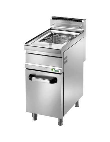 Friggitrice a Gas su Mobile con Rubinetto Capacità Olio 20 Lt - SFM20M Friggitrice a Gas su Mobile con Rubinetto Capacità Olio 20 Lt - SFM20M