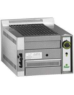 Griglia a Pietra Lavica - 3 Bruciatori - Griglia Inclinabile - B50