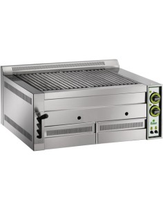 Griglia a Pietra Lavica 6 Bruciatori Griglia Inclinabile - B80