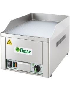 Fry Top Elettrico FRY1LC Piano Liscio Acciaio Cromato