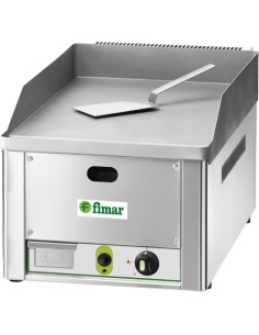 Fry Top a Gas in Acciaio Sabbiato Liscio 1 Bruciatore - FRY1LM