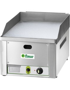 Fry Top a Gas - Piano Liscio/Acciaio Cromato - FRY1LMC