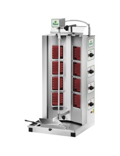 Gyros Elettrico Kebab Capacità Carne 30/65 kg 8 Resistenze - GYR80