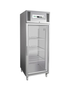Armadio Refrigerato GN 2/1 Inox Ventilato Porta Vetro - G-GN650TNG