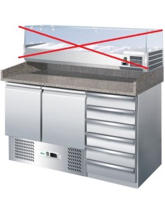 Banco Refrigerato Statico Pizzeria 2 Porte Cassettiera - G-S903PZCAS