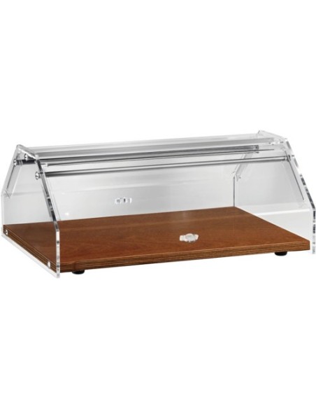 Vetrina Neutra Piano in Legno Noce - Dimensioni 53x35x21h - VL4748