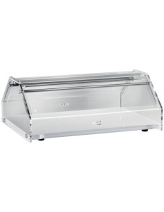 Vetrina Neutra Piano Legno Bianco 50x35x21h cm - VL4748B