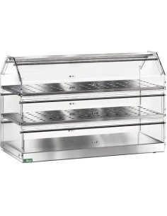 Vetrina Neutra da Banco 3 Ripiani Dimensioni 85x35x50h - VBN4783