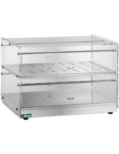 Vetrinetta Neutra da Banco 2 Piani - Dim: 50x35x40h cm - VBN4756