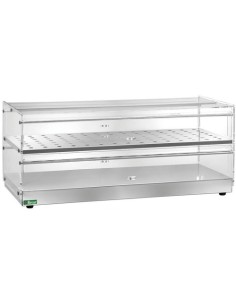 Vetrinetta Neutra in Acciaio Inox - Dim: 80x35x40h - VBN4786