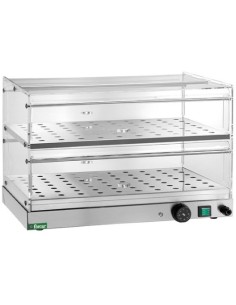 Vetrina Calda da Banco 2 Ripiani Dimensione 50x35x40h cm - VBR4756