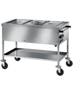Carrello Termico Bagnomaria Temp. Differenziata 3 GN - CT1760TD