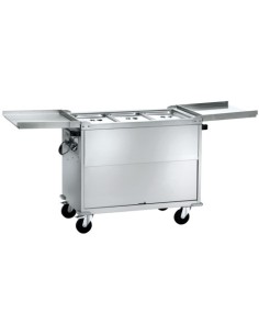 Carrello Termico Armadiato Bagnomaria 3 Gastronorm - CT1770